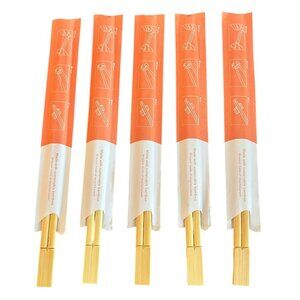 Disney Aulani Hawaii Hotel Bamboo Chopsticks And Holder Mickey Mouse Set of 5